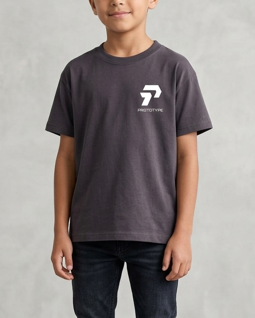 Camiseta RAW junior dark grey